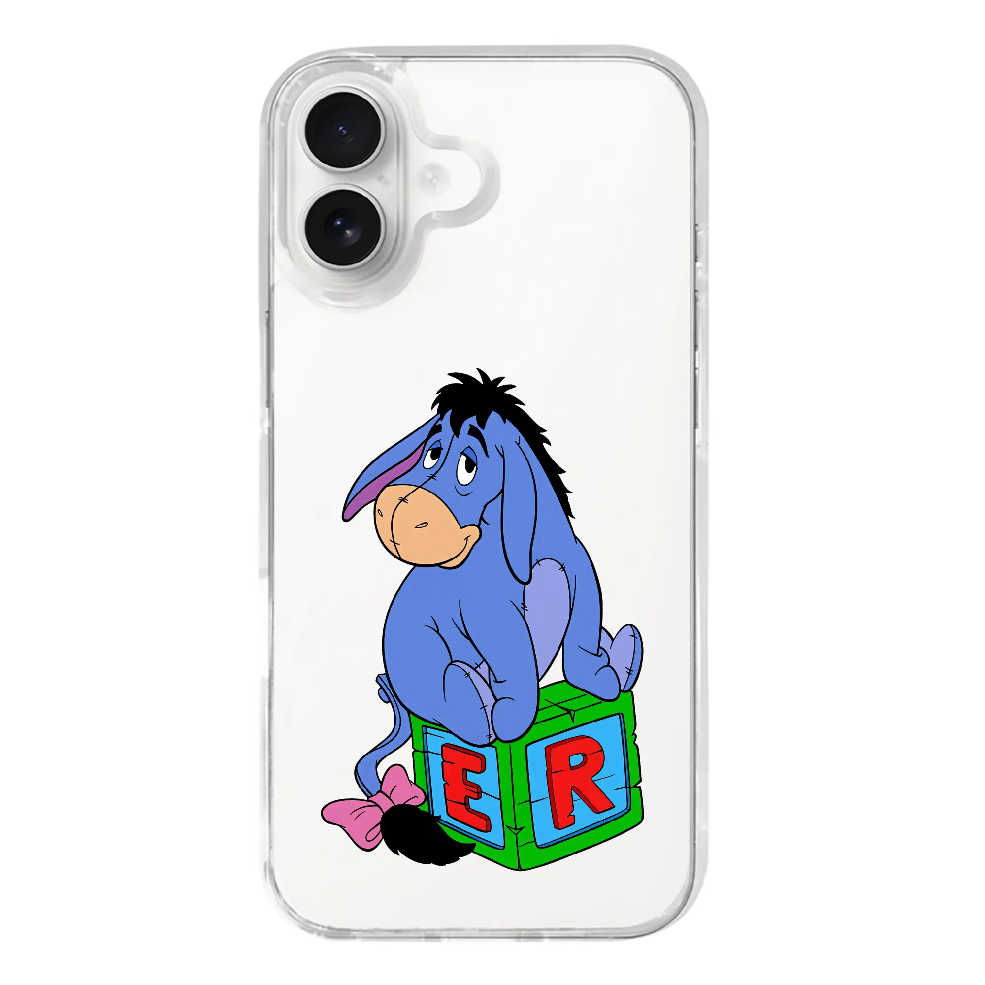 プーさん グッズ イーヨー - iPhone 17シリーズ 透明スマホケース – 薄型・耐衝撃・精密フィット保護カバー